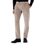 EMPORIO ARMANI Erkek Regular Fit Kadife Pantolon, Bej, 52 Beden