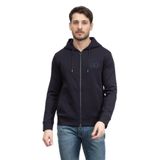 Emporio Armani Erkek Regular Fit Kapüşonlu Sweatshirt, Lacivert, S Beden