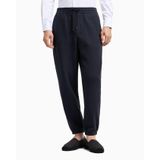 Emporio Armani Erkek Regular Fit, Lastikli Bağcıklı Bel, Lacivert Eşofman Altı, XS