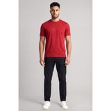 Emporio Armani Erkek Regular Fit Logo Detaylı Pamuklu Kısa Kollu Kırmızı T-Shirt EM004583 AF13669-M5149