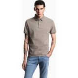 Emporio Armani Erkek Regular Fit Mikro Kartal Desenli Yuvarlak Yakalı Kısa Kollu Gri T-Shirt EM004522 AF10762-F6219