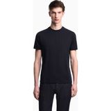 Emporio Armani Erkek Regular Fit Mikro Kartal Desenli Yuvarlak Yakalı Kısa Kollu Lacivert T-Shirt EM004522 AF10762-FB469 - 2XL