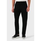 EMPORIO ARMANI Erkek Regular Fit Normal Bel Düz Paça Pantolon, Siyah, 46
