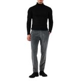 EMPORIO ARMANI Erkek Regular Fit Pamuklu Kadife Pantolon, Normal Bel, Gri, 52 Beden