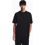 Emporio Armani Erkek Regular Fit Yuvarlak Yakalı Mikro Kartal Işlemeli Yumuşak Pamuklu Jarse Kumaşlı Kısa Kollu Siyah T-Shirt EM006779 AF28078-UC001 - XL