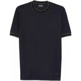 Emporio Armani Erkek Slim Fit Bisiklet Yaka Pamuklu Kısa Kollu Lacivert T-Shirt EM005361 AF13721-UB118 - XL