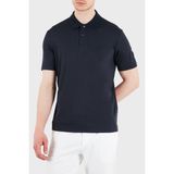 Emporio Armani Erkek Slim Fit Kartal Logo Işlemeli Kısa Kollu Lacivert Polo Yaka T-Shirt EM004526 AF13721-UB118 - XL