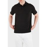 Emporio Armani Erkek Slim Fit Kartal Logo Işlemeli Kısa Kollu Siyah Polo Yaka T-Shirt EM004526 AF13721-UC001 - 2XL