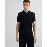 Emporio Armani Erkek Slim Fit Kartal Logo Işlemeli Kısa Kollu Siyah Polo Yaka T-Shirt EM004526 AF13721-UC001 - XL