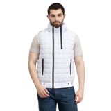Emporio Armani Erkek Spor Yelek, Beyaz, 56 Beden