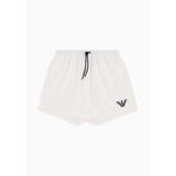 Emporio Armani Erkek Standart Essential Eagle Logolu Yüzme Boxer, Beyaz, 52