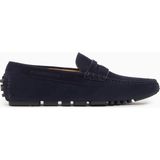 Emporio Armani Erkek Süet Deri Bağcıksız Günlük Kullanım Lacivert Ayakkabı EM003731 AF19687-UB117