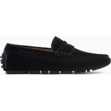 Emporio Armani Erkek Süet Deri Bağcıksız Günlük Kullanım Siyah Ayakkabı EM003731 AF19687-UC001