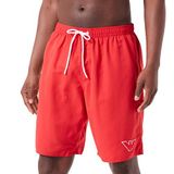 Emporio Armani Erkek Sünger Eagle Bermuda Şort Mayo, Yakut Kırmızısı, 46