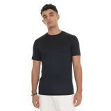 Emporio Armani Erkek T-Shirt, Bisiklet Yaka, Pamuklu Jersey Kumaş, Lacivert, 3XL