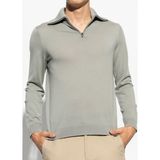 Emporio Armani Erkek Uzun Kollu Dik Yakalı Logolu Haki Kazak 6R1MXF 1MNFZ-F636 - XL
