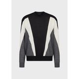 Emporio Armani Erkek Yuvarlak Uzun Kollu Günlük Siyah Kazak 6L1MXM 1MBSZ-F948