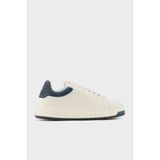 Emporio Armani Hakiki Deri Logolu Sneaker Ayakkabı Erkek Ayakkabı EM003663 AF18212 FB060 - Ekru - Yeşil