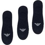 EMPORIO ARMANI Invisibile 3'lü paket erkek çorabı, Mavi (Armani Blue)/Mavi/Mavi, L-XL