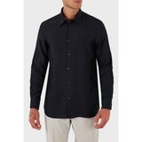 Emporio Armani Ipek Karışımlı Regular Fit Klasik Yaka Gömlek Erkek Gömlek EM001537 AF17293 UB118 - Lacivert