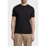 Emporio Armani İpek Karışımlı Regular Fit Logolu Bisiklet Yaka T Shirt Erkek T SHİRT EM004586 AF13721 UC001
