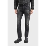 Emporio Armani J06 Düşük Bel Slim Fit Dar Paça Jeans Erkek Kot Pantolon 3D1J06 1D14Z 0006 - Siyah - 31