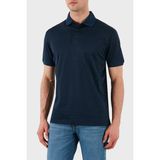 Emporio Armani Jakarlı % 100 Pamuk Düğmeli Polo Yaka T Shirt Erkek POLO YAKA T SHİRT EM000788 AF12916 FB224 - Lacivert - XL