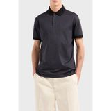 Emporio Armani Jakarlı% 100 Pamuk Düğmeli Polo Yaka T Shirt Erkek POLO YAKA T SHİRT EM000788 AF12916 FC176