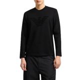 Emporio Armani Jakarlı Logo Baskılı Pamuklu Regular Fit Bisiklet Yaka Sweat Erkek SWEAT 8N1TD7 1JGYZ 0022