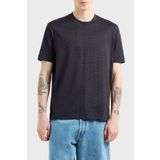 Emporio Armani Jakarlı Logo Baskılı Regular Fit Bisiklet Yaka T Shirt Erkek T SHİRT EM000787 AF12916