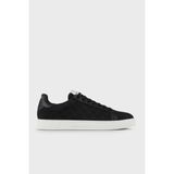 Emporio Armani Jakarlı Logo Baskılı Sneaker Ayakkabı Erkek Ayakkabı EM003843 AF20003 MC012 - Siyah