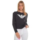 Emporıo Armanı Kadın Bisiklet Yaka Sweatshirt,Lacivert S
