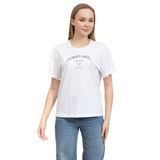 Emporio Armani Kadın Bisiklet Yaka T-Shirt, Beyaz, S Beden