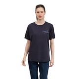 Emporio Armani Kadın Bisiklet Yaka T-Shirt, Navy Blue, M Beden