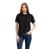 Emporio Armani Kadın Bisiklet Yaka T-Shirt, Siyah, M Beden