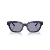 Emporio Armani Kadın Ea4233u Evrensel Fit Kare Güneş Gözlüğü, Havana Menekşe/Mavi, 53 mm
