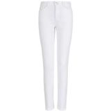Emporio Armani Kadın Jean Pantolon, Straight Kalıp, Normal Bel, Düz Paça, Beyaz, 29 Beden