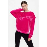 Emporio Armani Kadın Kadife Sweatshirt