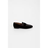 Emporio Armani Kadın Loafer Ayakkabı, Siyah, Çivili Detay, 38 Beden