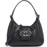 Emporio Armani Kadın Mikro Geyik Desenli Kaplama Siyah Omuz Çantası Y3E235 YWQ9X-80001