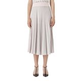 Emporio Armani Kadın Pembe Pileli Regular Fit Midi Etek, 40 Beden
