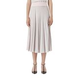 Emporio Armani Kadın Pembe Pileli Regular Fit Midi Etek, 42 Beden