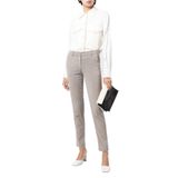 EMPORIO ARMANI Kadın Skinny Fit Pamuklu Normal Bel Düz Paça Pantolon, Gri, 40