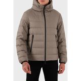 Emporio Armani Kapitoneli 4G Logolu Regular Fit Kapüşonlu Şişme Mont Erkek, 54, Kapitoneli 4G Logolu Kapüşonlu Şişme Mont, BEJ, mens