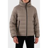 Emporio Armani Kapitoneli 4G Logolu Regular Fit Kapüşonlu Şişme Mont Erkek, 56, Kapitoneli 4G Logolu Kapüşonlu Şişme Mont, BEJ, mens
