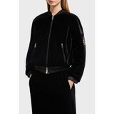 Emporio Armani Kapitoneli Çift Taraflı Kolej Yaka Bomber Ceket Bayan Ceket EW001164 AF13341 UC001 - Siyah - 40