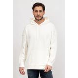 Emporio Armani Kapüşonlu Sweatshirt, S, 846404, beyaz, erkek