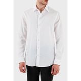 Emporio Armani Keten Karışımlı Regular Fit Klasik Yaka Gömlek Erkek GÖMLEK EM000099 TE14112 U0002