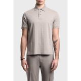 Emporio Armani Kısa Kol Pamuklu Regular Fit Polo Yaka T-Shirt, M, EM004912 AF10762, Gri, Erkek