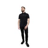 Emporio Armani Kısa kollu polo tişört, saf pamuk, erkekler için, renk: koyu mavi., Mavi (Marineblau), M